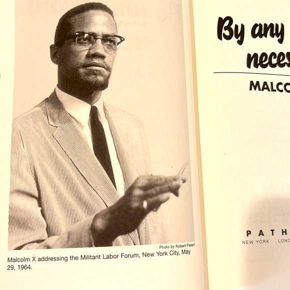 Malcolm X By Any Means Necessary SC Book EXC - Picture 3 of 6